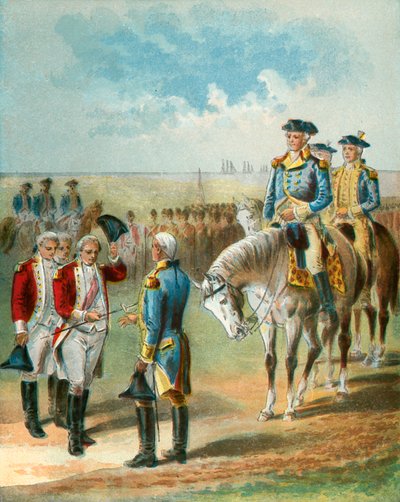 La resa a Yorktown da English School
