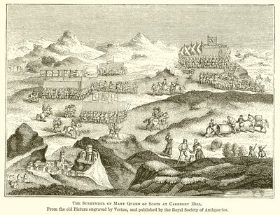 La resa di Maria Stuarda a Carberry Hill da English School