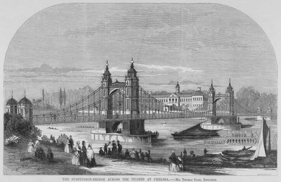 Il Ponte Sospeso sul Tamigi a Chelsea da English School