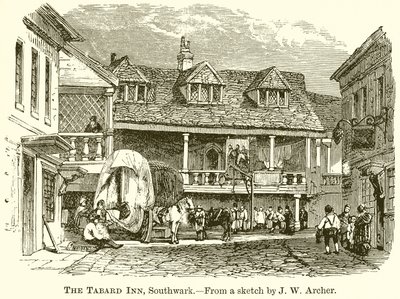 La locanda Tabard, Southwark da English School