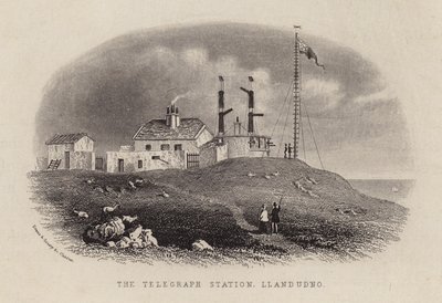 La stazione telegrafica, Llandudno da English School