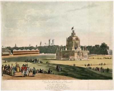 Tempio della Concordia creato per la Pace del 1814 da English School