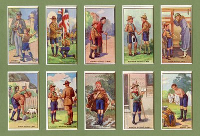 Le Dieci Leggi degli Scout, 1923 da English School