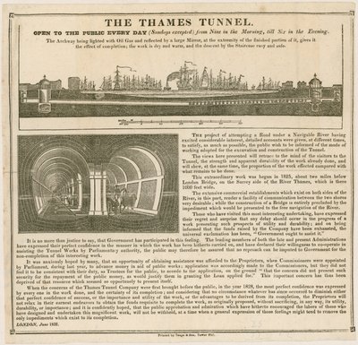 Il tunnel del Tamigi, aperto al pubblico ogni giorno da English School