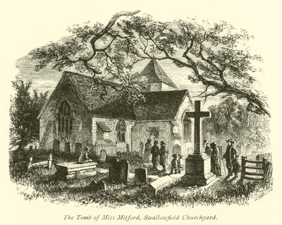 La tomba di Miss Mitford, cimitero della chiesa di Swallowfield da English School
