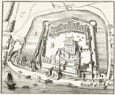 La Torre di Londra nel XV secolo, da 