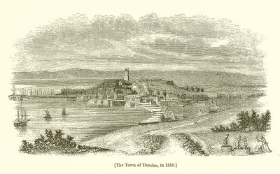 La città di Dundee, nel 1650 da English School