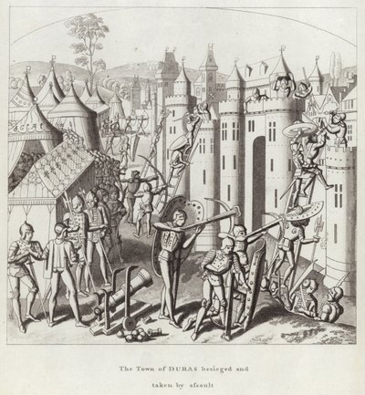 La città di Duras assediata e presa d