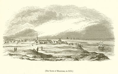 La città di Montrose, nel 1571 da English School