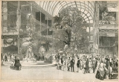 Il Transetto, Guardando a Nord, Grande Esposizione, 1851 da English School