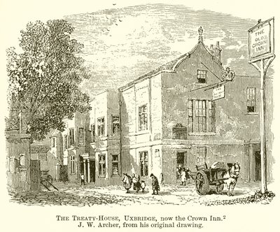 La casa del trattato, Uxbridge, ora la Crown Inn da English School