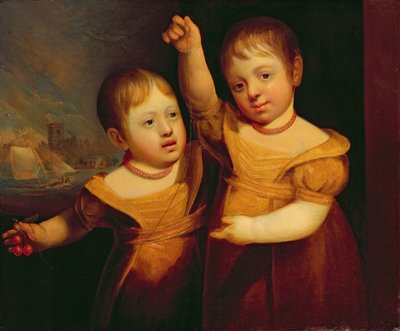 I gemelli del capitano George Walsh, maestro marittimo di Selby, Yorkshire da English School