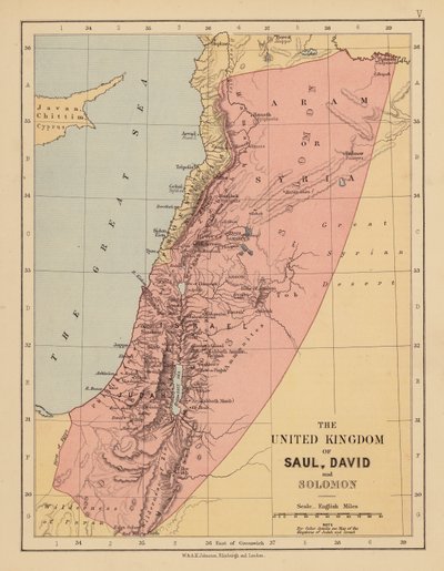 Il Regno Unito di Saul, David e Salomone da English School