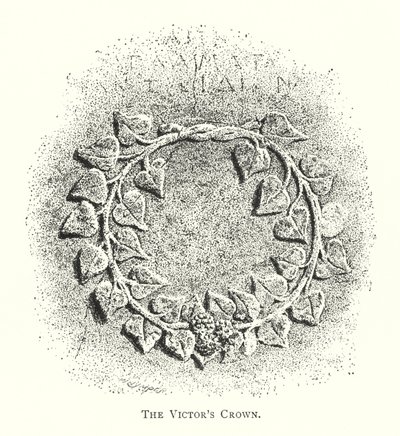 La Corona del Vincitore (incisione) da English School