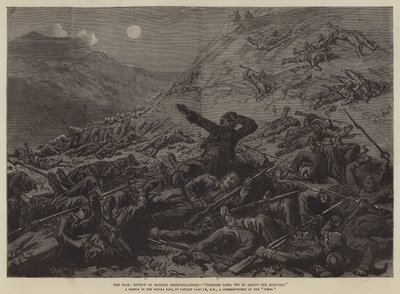 La guerra, effetto dei moderni fucili a retrocarica, "Perdita turca, 800 in circa dieci minuti" da English School
