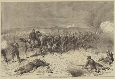 La guerra, le guardie prussiane nella battaglia di Sedan da English School