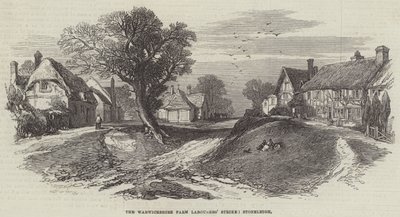 Lo sciopero dei lavoratori agricoli del Warwickshire, Stoneleigh (incisione) da English School