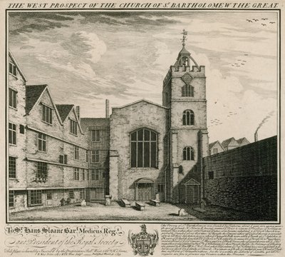 La prospettiva occidentale della Chiesa di San Bartolomeo il Grande da English School