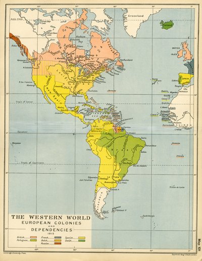 Il mondo occidentale Colonie e dipendenze europee da English School
