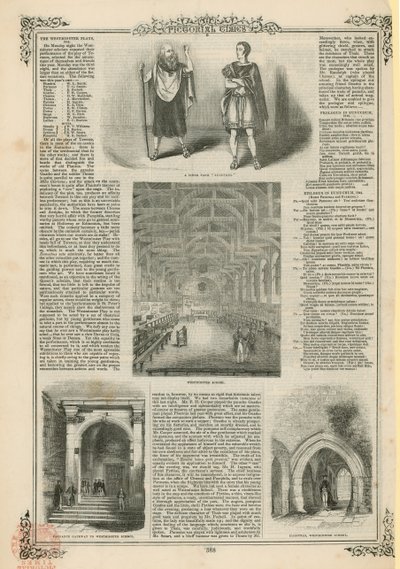 Le rappresentazioni teatrali di Westminster da English School