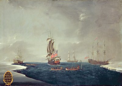 La flotta baleniera di Sir Samuel Standidge da English School