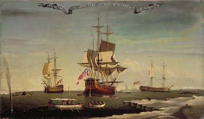 La flotta baleniera di Sir Samuel Standidge, Scuola di pittura di Hull da English School