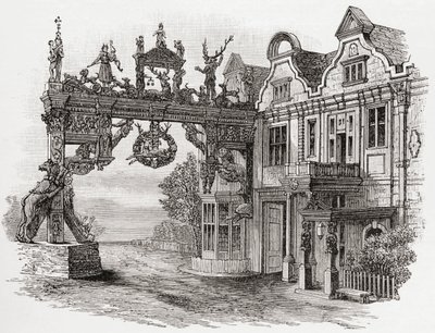 La locanda del Cervo Bianco, Scole, Norfolk nel XVII secolo, da 