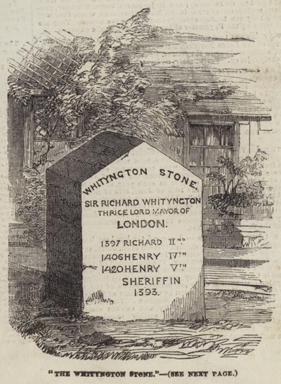 La pietra di Whityngton da English School