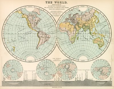 Il mondo (litografia a colori) da English School