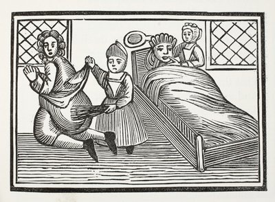 Il mondo sottosopra, illustrazione da Chap-books del XVIII secolo di John Ashton, pub. 1882 da English School