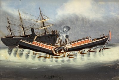 Il naufragio della "Principessa Alice", dopo il 1878 da English School