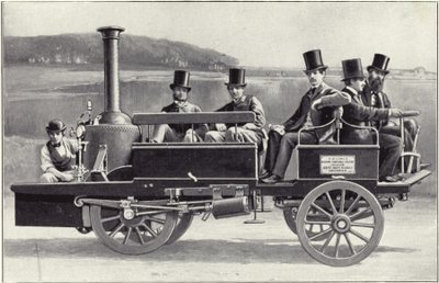 La carrozza a vapore Yarrow-Hilditch da English School