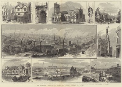 La Società Agricola dello Yorkshire a Halifax, schizzi di Halifax da English School