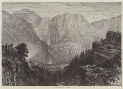 La valle di Yosemite, California (incisione) da English School