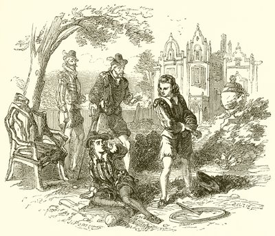Il giovane Oliver Cromwell da English School