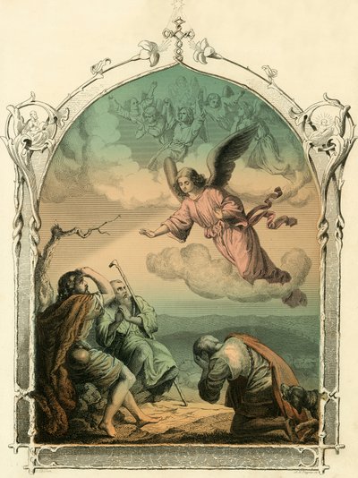Gli angeli appaiono ai pastori da English School