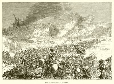 La battaglia di Blenheim da English School