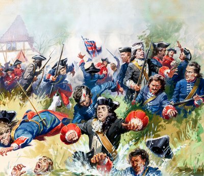 La battaglia di Blenheim da English School