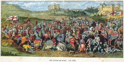 La battaglia degli Speroni, 1513 da English School