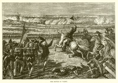 La battaglia di Valmy da English School