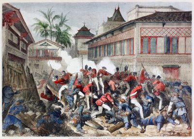 La cattura di Canton: Scaramuccia vicino alla porta ovest della città da English School