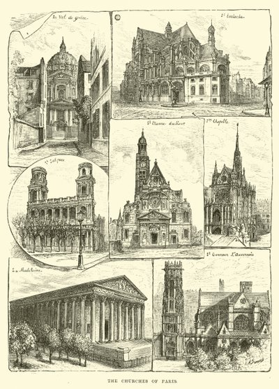 Le chiese di Parigi da English School