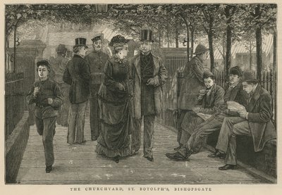 Il cimitero, St Botolphs, Bishopsgate da English School