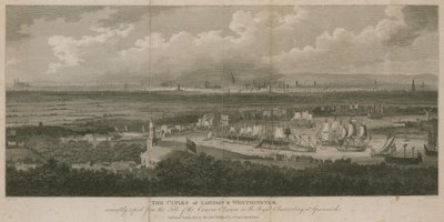 Le città di Londra e Westminster da English School