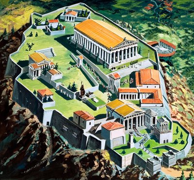 La città di Atene nell
