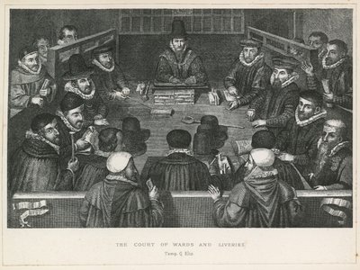 La corte dei ward e dei feudi al tempo della regina Elisabetta I da English School