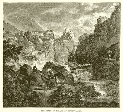 La morte di Rolando a Roncisvalle da English School