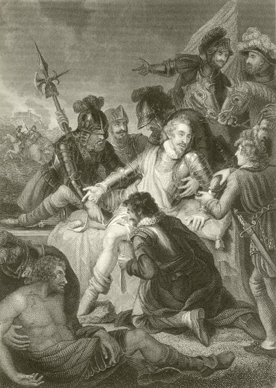 La morte di Sir Philip Sidney da English School
