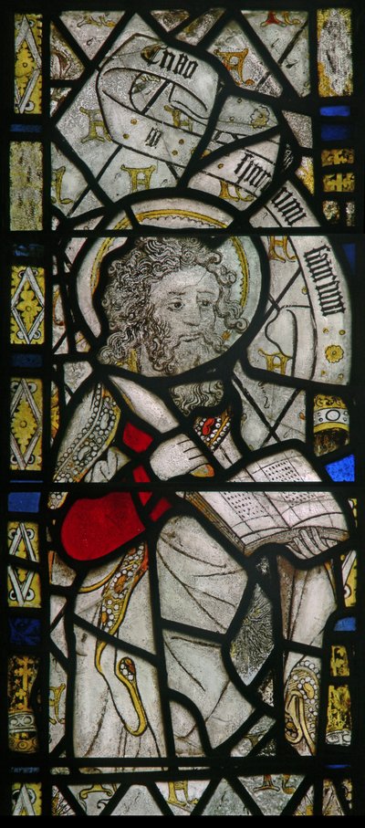 La finestra est che raffigura San Bartolomeo da English School
