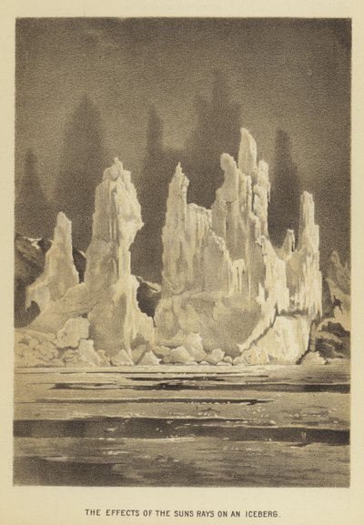 Gli effetti dei raggi solari su un iceberg da English School